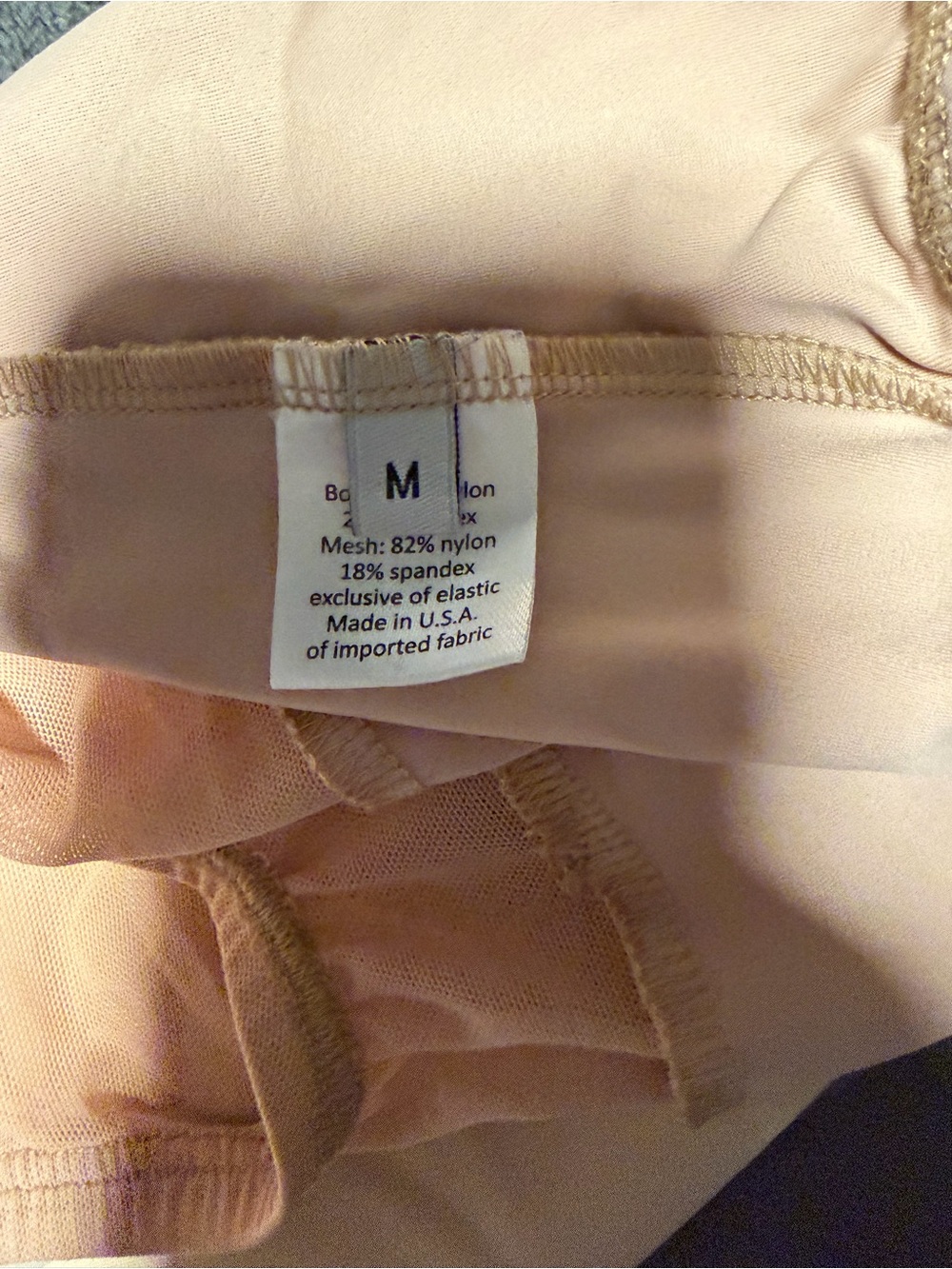 Floral luckyleo Leotard with Nude Bottom - Picture 3 of 3